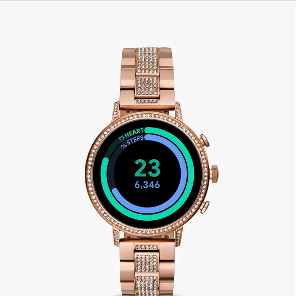 Fossil Women’s Gen4  Venture HR Rose Gold smartwatch